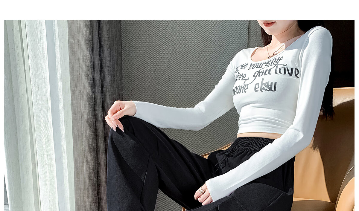 Halo Queen Women's Casual Pants, American-Style Breathable Loose Cargo Pants, High-Waisted Draping Parachute Pants H13KK2711 21