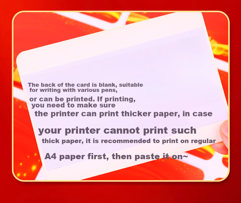 BOJIAO Host's Hand Card Flow Prompt Card for Spring Festival Gala, New Year's Eve Celebration, Wedding Ceremony, Host Script Card for Festivals And Weddings, Universal Manuscript Card 8