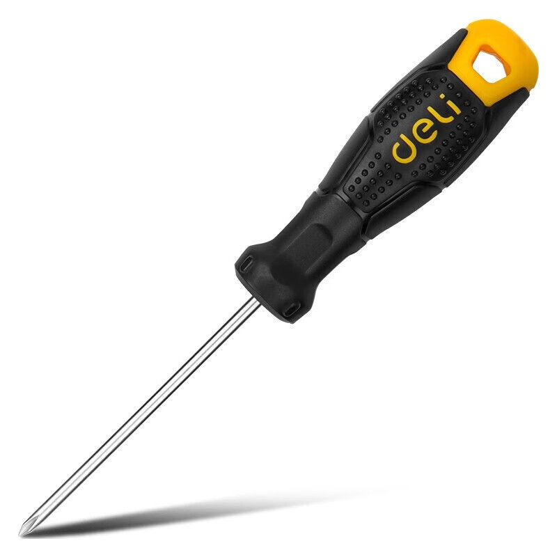Deli Tool Plastic Handle Phillips Screwdriver PH0x100mm DL623100 (New and Old Versions Shipped Randomly)