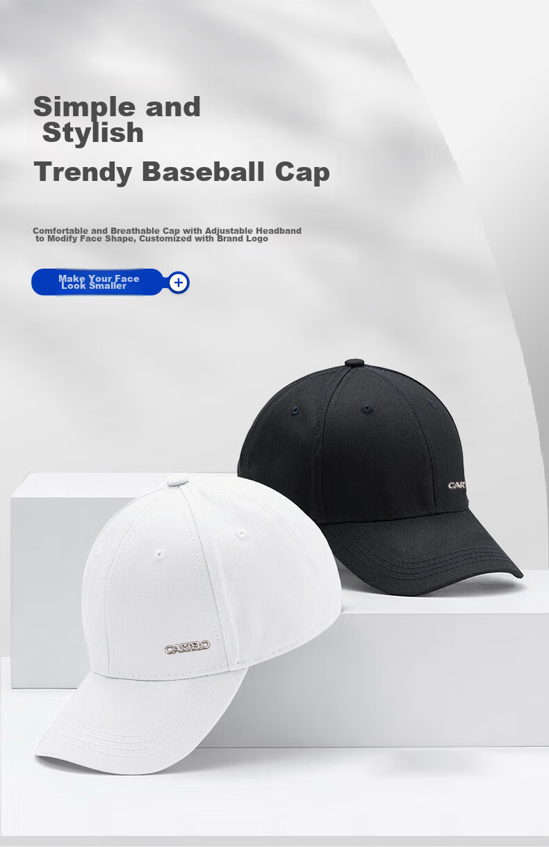 CARTELO Baseball Cap for Men And Women, All-Season Trendy Versatile Visor Hat, Outdoor Sun Protection Cap, Sunhat, Couple Style 1