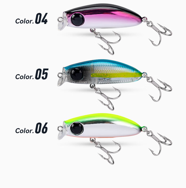 Guowangluya Rice Micro Slow Sinking Minnow 2.6g Lure for Topmouth Culter Baitiao Redeye Bass Bait 1