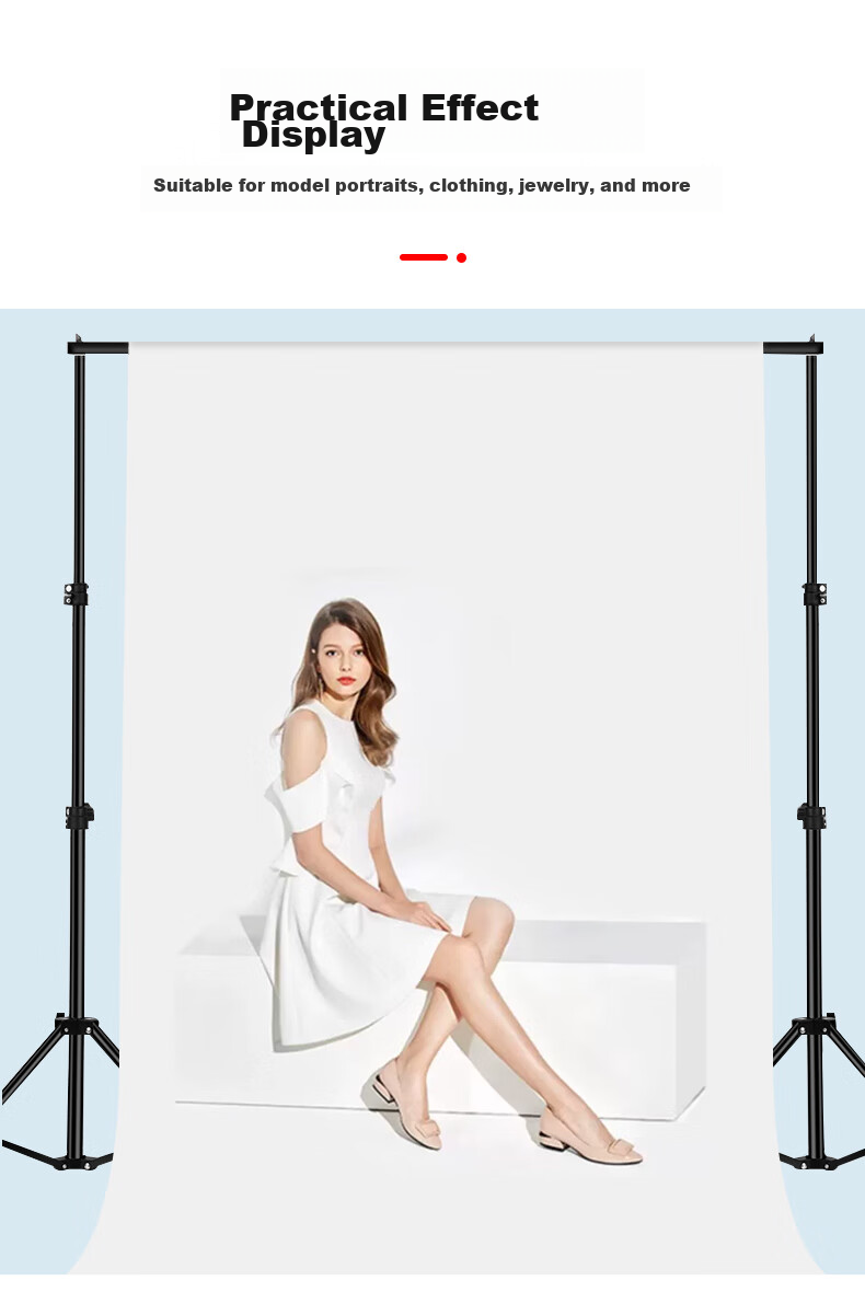 YOUFES YH1A 2*2 Meter Live Streaming Photography Backdrop Stand, Green Screen Stand, Chroma Key Backdrop, Photo Background Cloth Stand, Specialized Photography Equipment for Portrait And ID Photos, Thickened Telescopic Gantry Frame 16