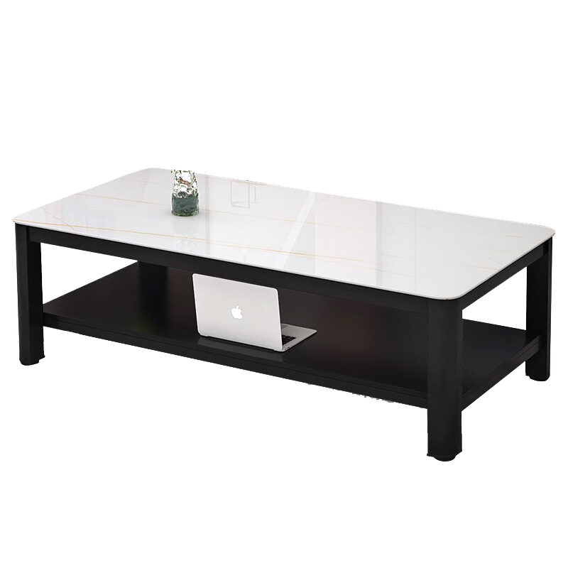 Fanshe Coffee Table, Living Room Tea Table, Office Coffee Table, Small Apartment Glass Sofa Table, Modern Minimalist Tea Table
