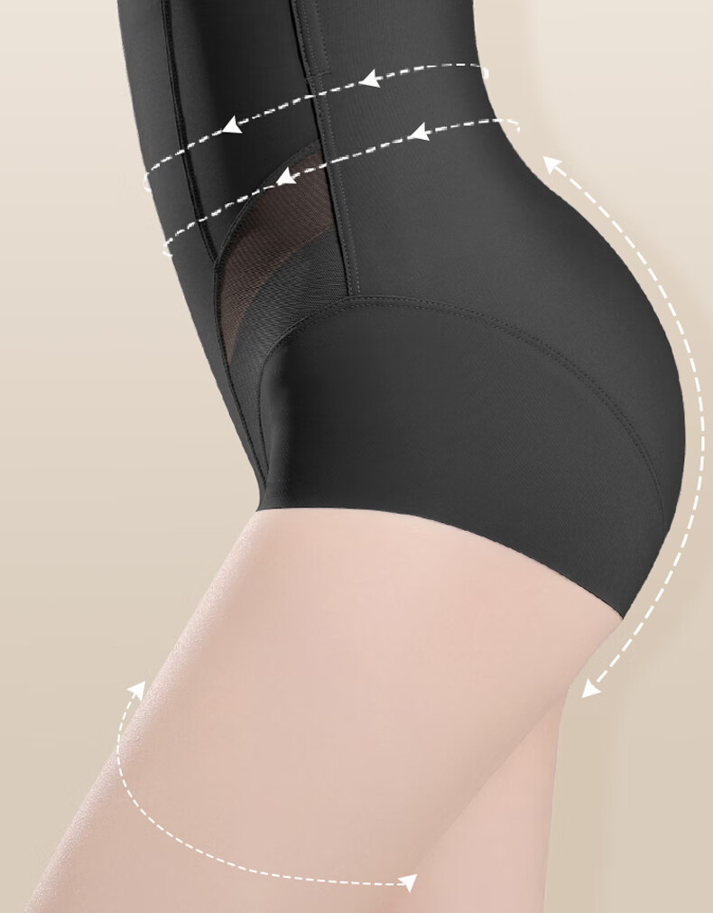 Bejirog Summer Thin Tummy Control Pants, High-Waisted Shaping And Butt-Lifting Underwear for Women, Postpartum Waist Slimming Safety Shorts 3