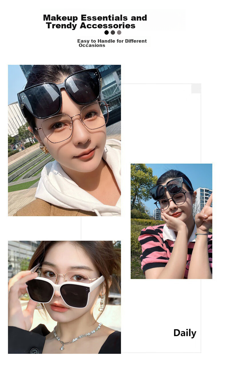 HB Sand Black Frame Night Vision Polarized Goggles, Anti-Glare for Driving at Night, Can Be Fitted with Prescription Glasses, Sunglasses 5