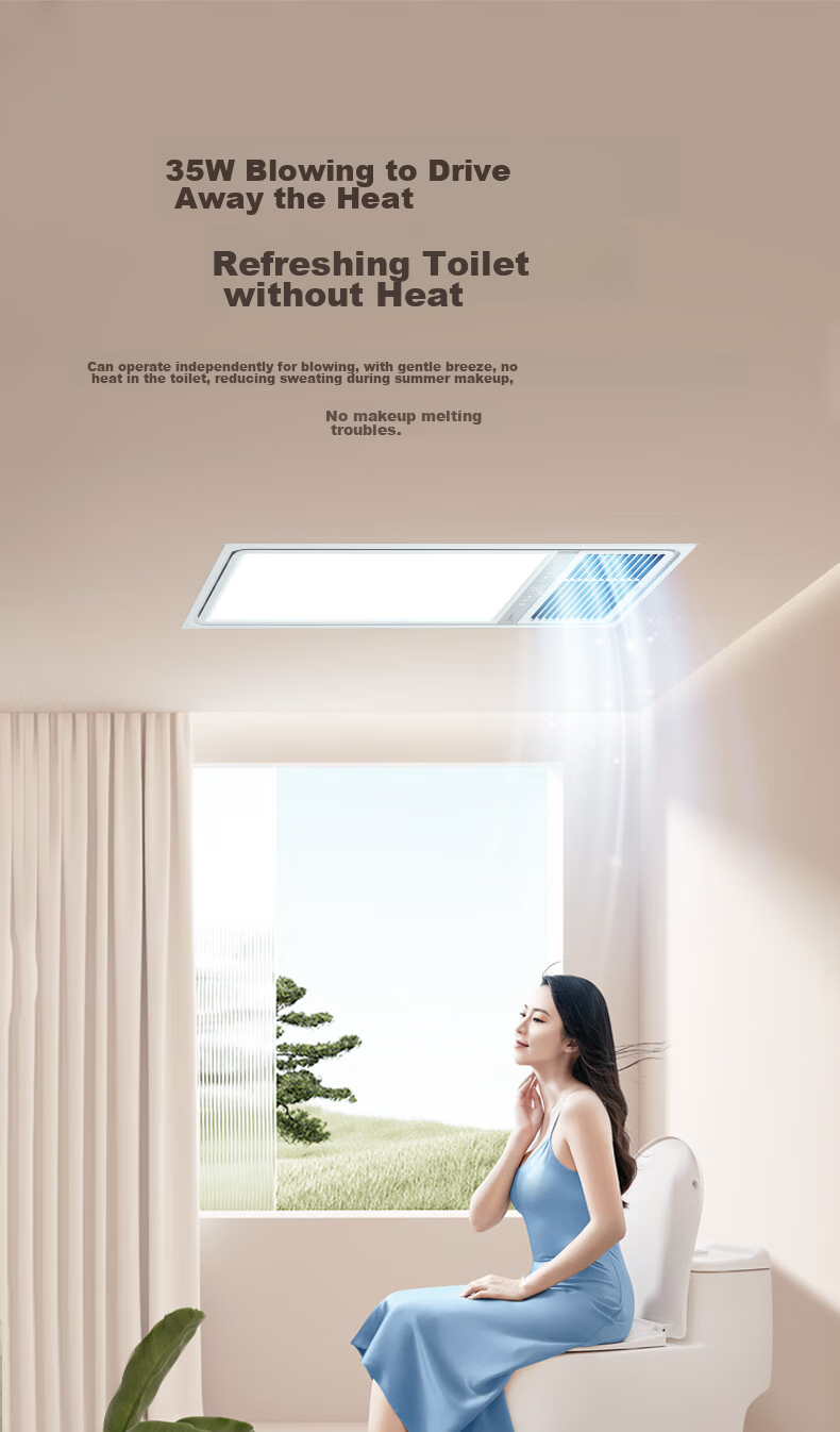Midea Wind And Heat Bathroom Heater, Iron Man Series, Integrated Multi-Function Warm Air G4 with Lighting And Exhaust 13