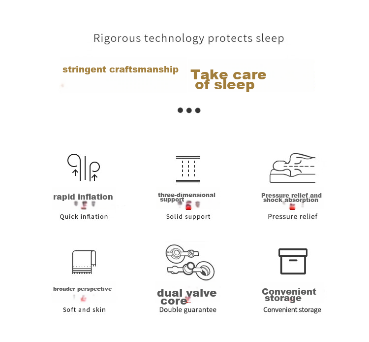 INTEX Automatic Inflatable Mattress, Outdoor Travel Air Bed, Nap Bed, Foldable Home Bed, Tent Moisture-Proof Mat, 64109 2