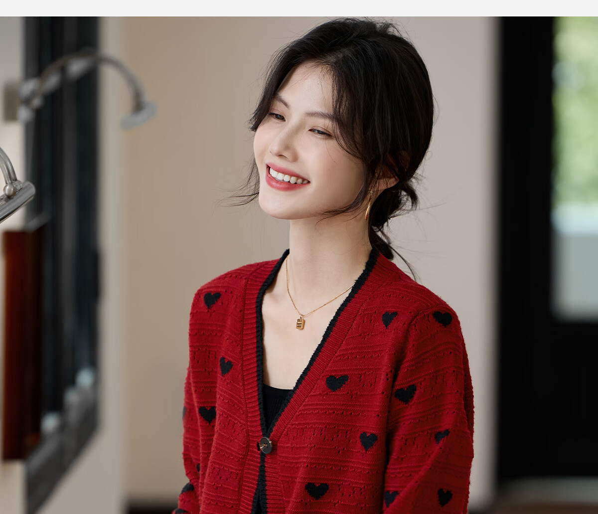 She Enjoy Women's Knitted Cardigan Stand Collar Zipper Sweater Jacket Casual Versatile Knit Outerwear T53Z092 13