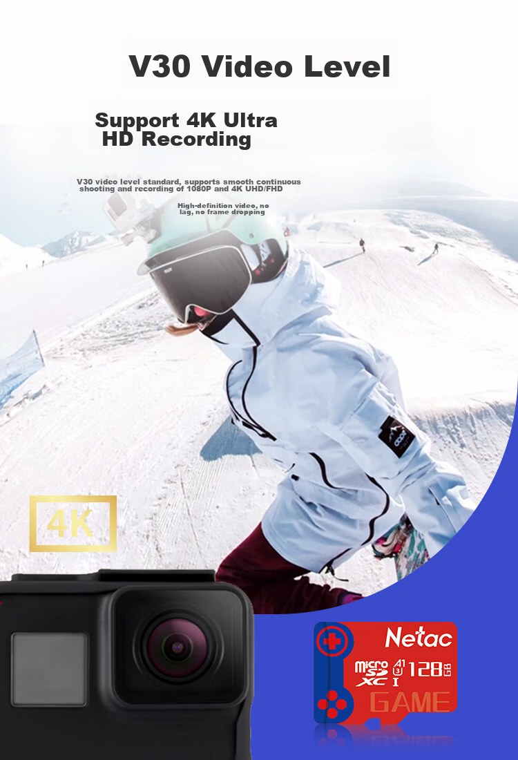 Netac 128GB TF (MicroSD) High-Speed Storage Card for Nintendo Switch NS Console, A1 U3 V30 4K HD, Compatible with Dashcams & Surveillance 7