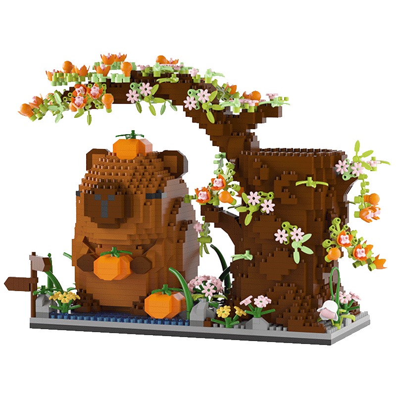 Guanchao Capybara Pen Holder Building Blocks Educational Toy for Boys And Girls Aged 6-12, Birthday Gift