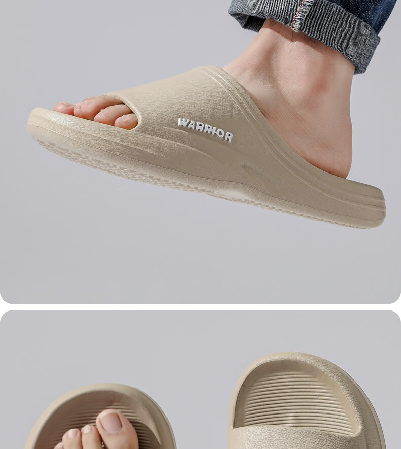 Huili Men's Slippers, Sports Bathroom Indoor And Outdoor Wear, Non-Slip Thick-Soled Sandals, HL0273 Orange Color, Size 44-45 25