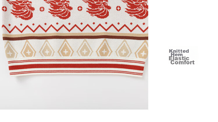 BALABALA Boys' Sweater, Children's Knitwear, Spring And Winter Clothing, Chinese-Style Knitted Top, Pure Cotton Jacquard Trendy Desig 11