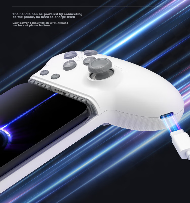 MACHENIKE GP5 Wired Bluetooth Mobile Game Controller, Extendable Gamepad for Android Switch, Apple Ios, Genshin Impact, Arknights, DNF, Gray 16
