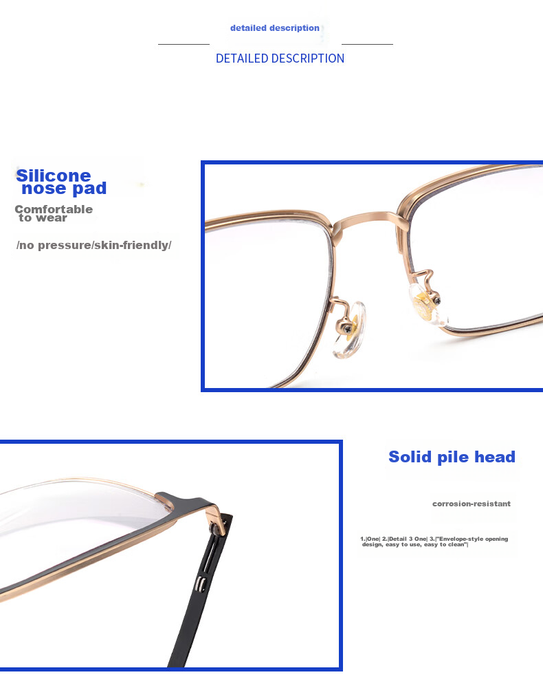 Nianqingtai High-Definition Comfortable Unisex Glasses for Elderly with Single Vision, Ultra-Light Imported Anti-Blue Light Reading Glasses D672 + 150 Degrees 11