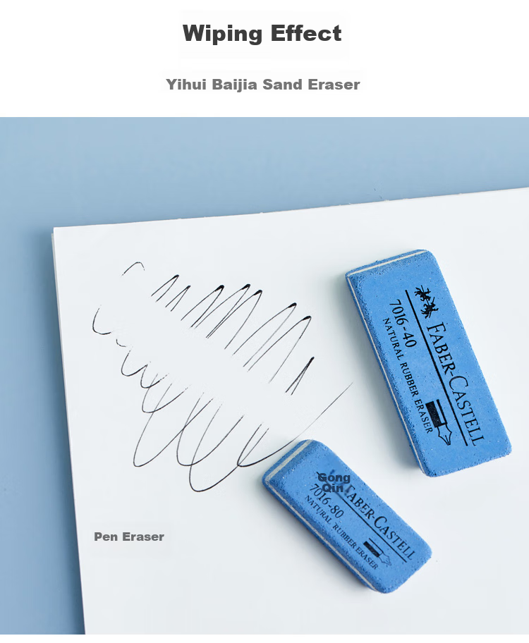 Faber-Castell Matte Eraser, Sand Eraser, Multi-Purpose Eraser, 7016-40 Large Size, Pack of 5 8