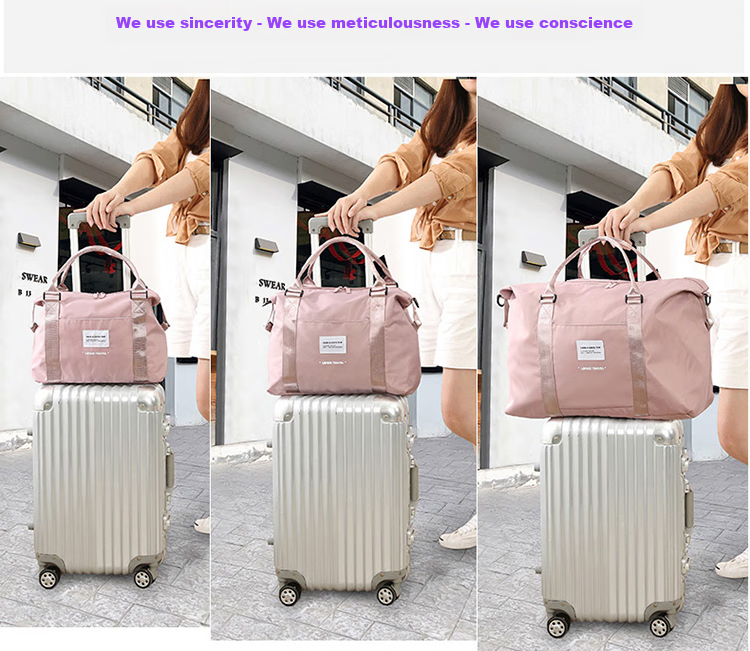 Lehuolvxing Travel Bag for Men, Large Capacity Handheld Luggage, Portable with Handle, Suitable for Short Trips And Carry-On, Simple Storage Bag 16