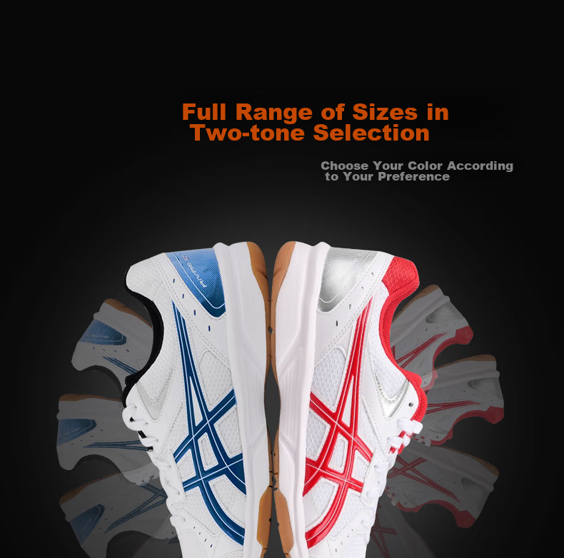 Asics Table Tennis Shoes, Badminton Shoes, Indoor Comprehensive Zhuolu Series 1053A034 1053A034-101 41.5 8
