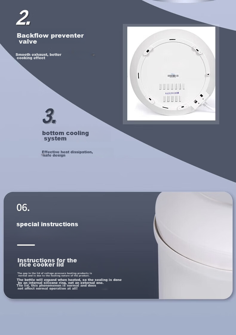 Midea Rice Cooker, Mechanical, Home Use 5L Rice Cooker, Energy-Saving, Simple And Easy to Use, Alloy Inner Pot, Scratch-Resistant And Wear-Resistant, MB-YJ508J 12