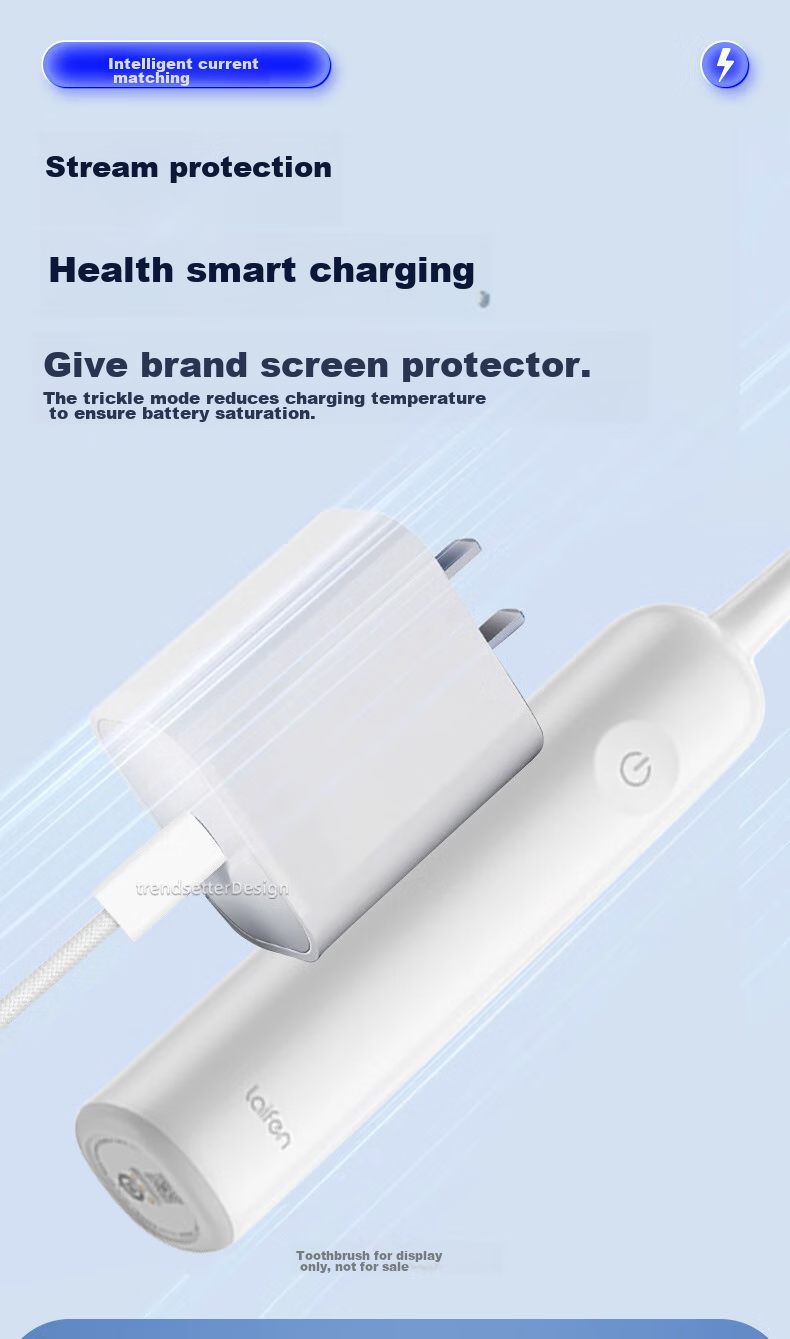 Chaofan Compatible PD Charger Adapter for Lefen Electric Toothbrush, 5V DC Fast Charging Power Supply for Lefen Vibration Electric Toothbrush, Type-C Port Plug USB-C Charging Head 4