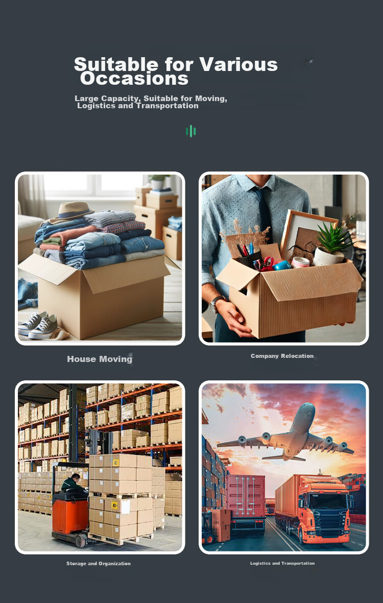 Kingdee 5-Pack Thick Moving Boxes, Extra Large 60*40*50cm Sealed Boxes, Office Cardboard Boxes, Packing Boxes, File Boxes, Storage Boxes, Courier Boxes 14