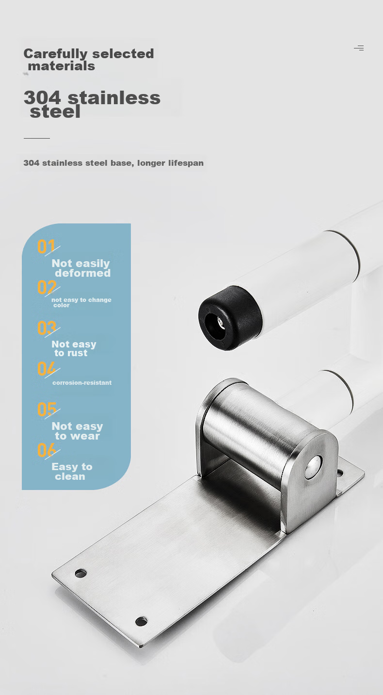 Interhasa! Toilet Handrail, Barrier-Free Bathroom Support, Elderly Anti-Fall Toilet Safety Lifting Aid G9005 3