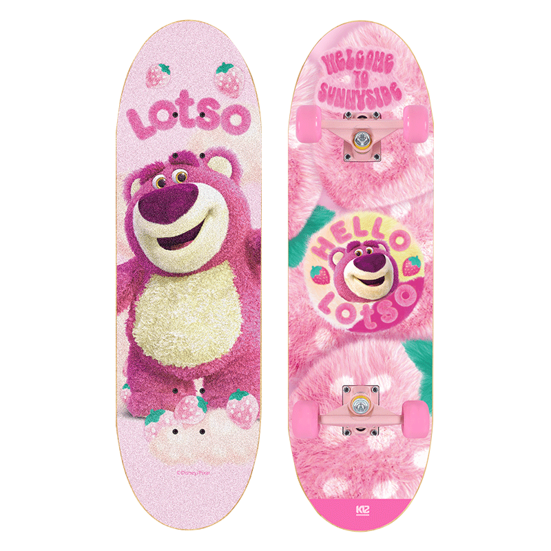 Disney Children's Skateboard, Double-Warped Board for Beginners, Youth Beginner Maple Wood Toy Board, Birthday Gift