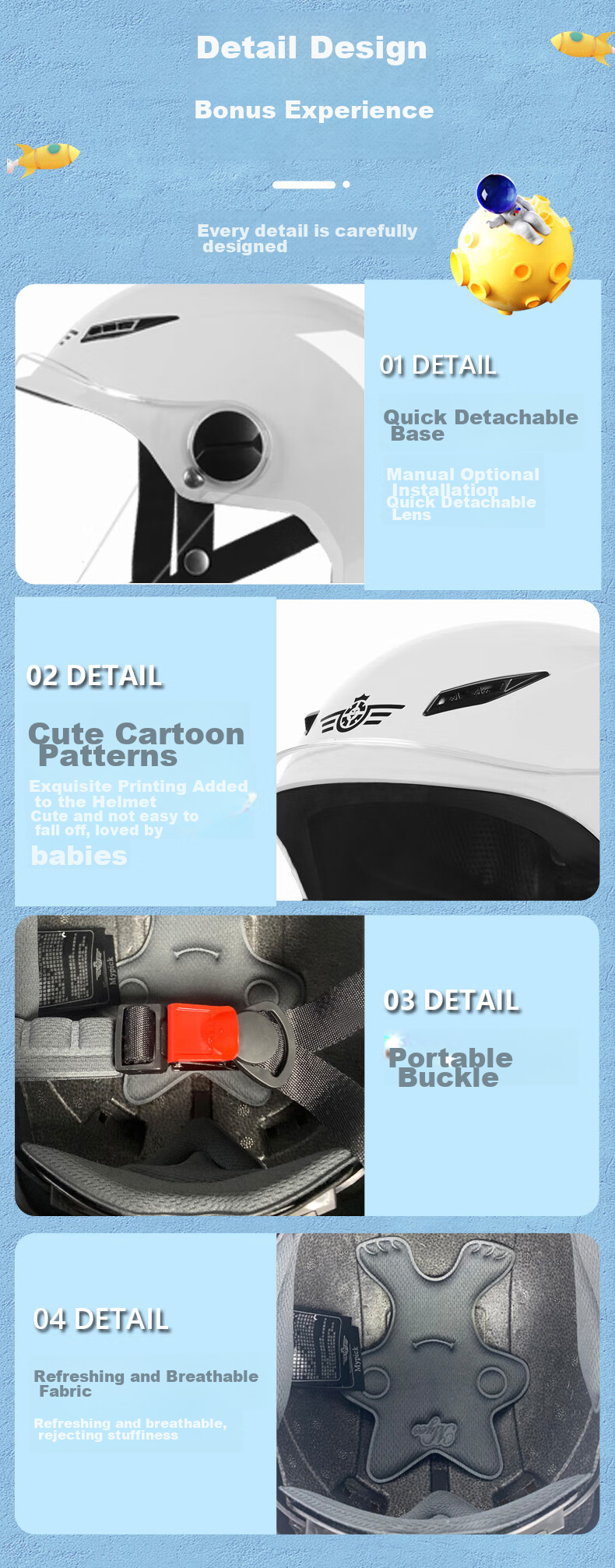 Mypick Children's Helmet, New National Standard 3C Certified, for Electric Bicycles, Boys And Girls, Motorcycles, Students, Riding Safety Helmet 5
