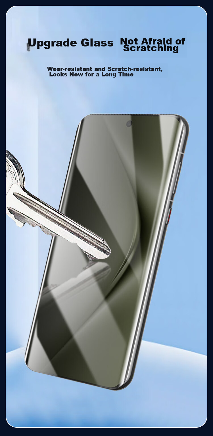 Kulefeng [Kunlun 28° Privacy Screen Protector] for Huawei Pura70Ultra Tempered Glass Film, HUAWEI P70Pro/+ Phone Anti-Peeping Privacy Protection Film, Ultra-Thin Shatterproof 14