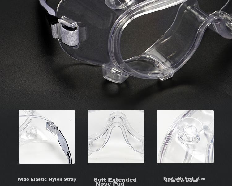 Honeywell Goggles, Windproof, Sandproof, Pollen And Catkin Protection Glasses, Industrial Dust-Proof, Liquid Splash-Resistant, Transparent Lenses, LG99200Pro 20