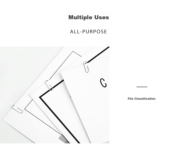 GuangBo 3-Tube Pack, 3# Paper Clips, 600 Pieces, Office Supplies, 29mm Metal Paper Clips, Nickel-Plated, Rust-Resistant, 200 Pieces/tube, ZD5314 9