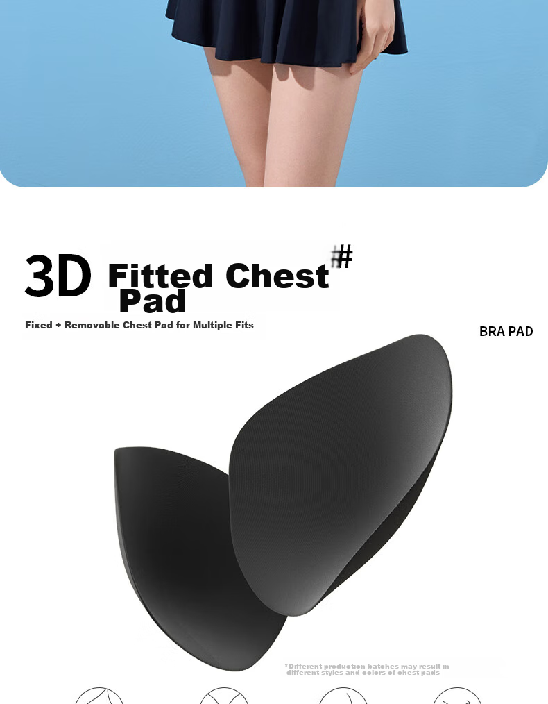 Li-Ning One-Piece Swimsuit for Women, Dress Style, Body-Shaping, Waist-Cinching, Fashionable, Casual, High-Elasticity, Breathable, Hot Spring Resort Swimwear, 507 Black And White, XL 9
