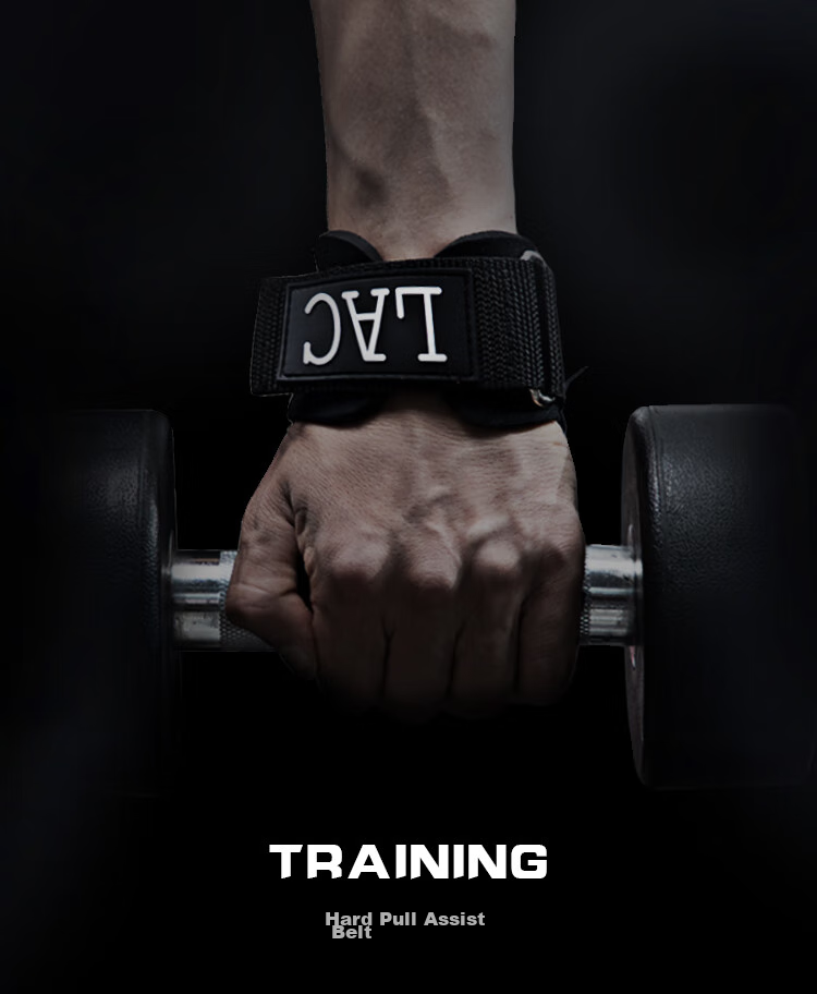 LAC Pull-Up Assist Bands, Chin-Ups Grip Bands Fitness Gloves for Men, Sports Wrist Guards Non-Slip Pair S 1