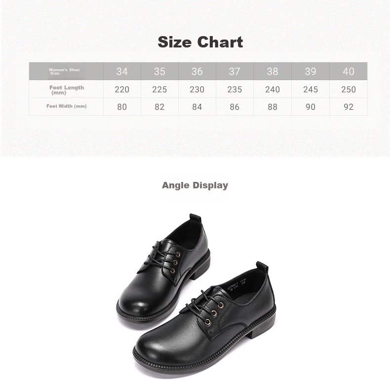 LAORENTOU Women's Single Shoes, Wedge Heel Leather Shoes, Women's Commuter Casual Shoes, Breathable Work Mom Shoes, LB12266, Black, Size 38 15