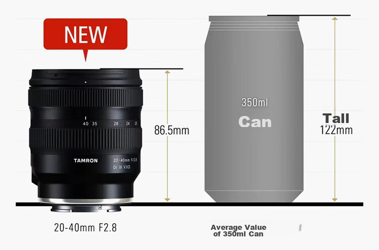 Tamron A062S 20-40mm F/2.8 Di III VXD Large Aperture Standard Zoom for Landscape And Video, Sony Full-Frame Mirrorless Lens (Sony Full-Frame E-Mount) 9