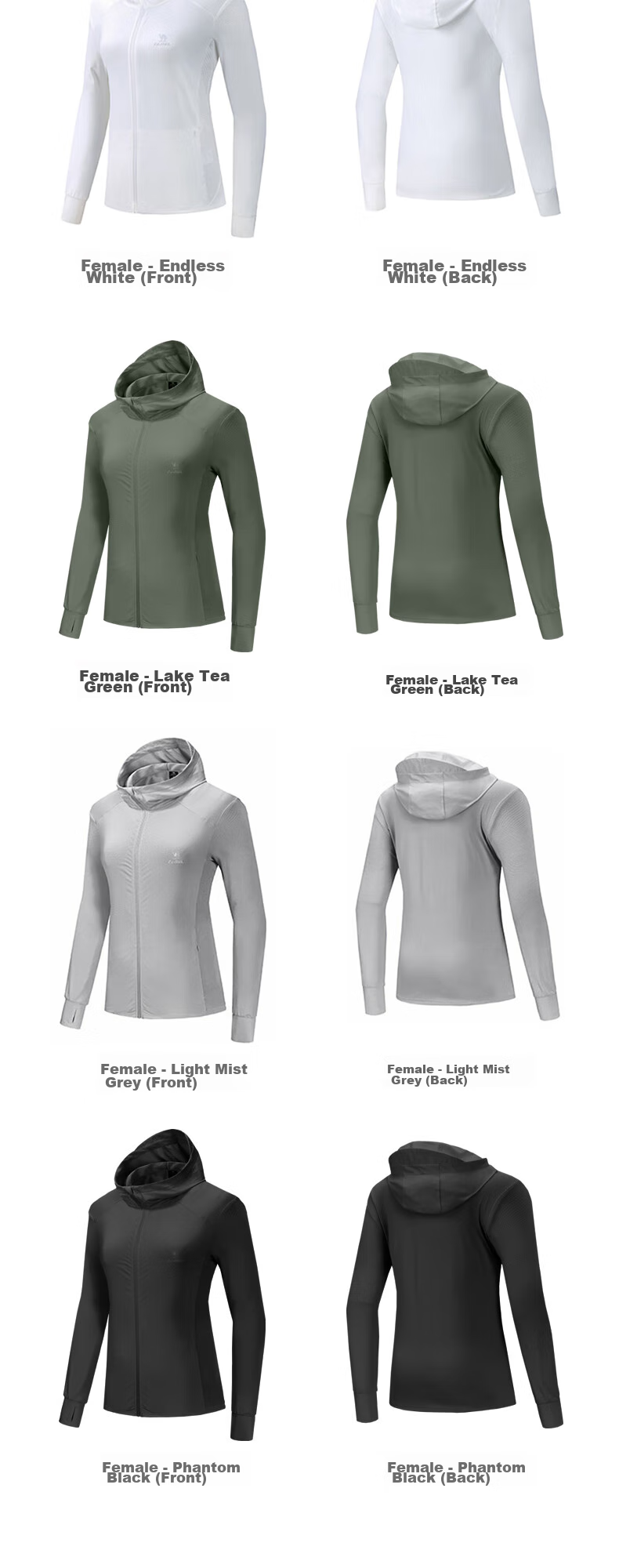 CAMEL Sun Protection Clothing for Men And Women, New Summer Outdoor Sports Wear, Original Yarn Cool-Feeling Sun Protection Loose Hooded Top Thin Jacket 42
