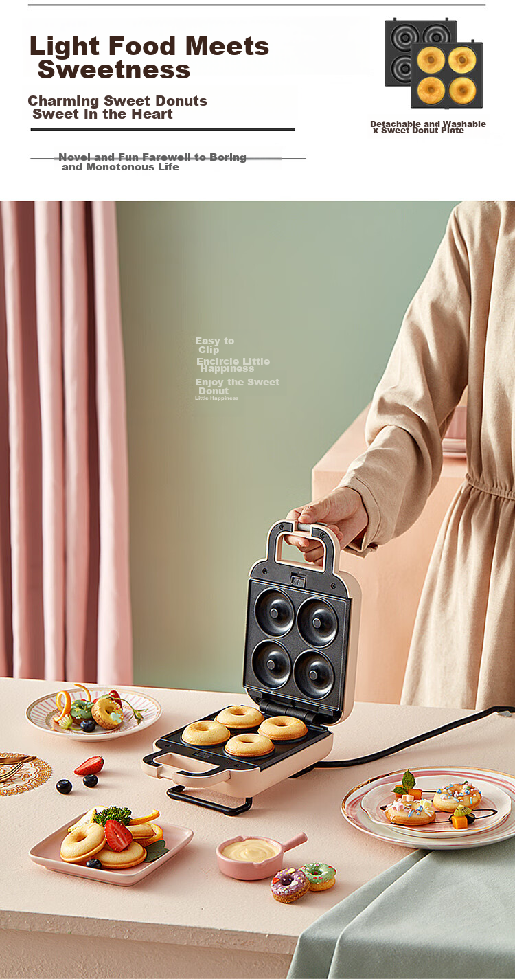 Liven Sandwich Maker, Breakfast Waffle Maker, Multifunctional Electric Griddle, Home Use, Automatic Edge Sealing, Removable Upper And Lower Plates, Three Sets of Plates, C-2 (Upgraded Version) 10