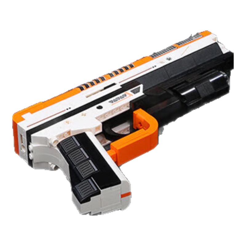 ENLIGHTEN Building Block Gun with Shooting Function, Transforming PUBG Assembly Toy for Boys, Tactical Weapon 42109