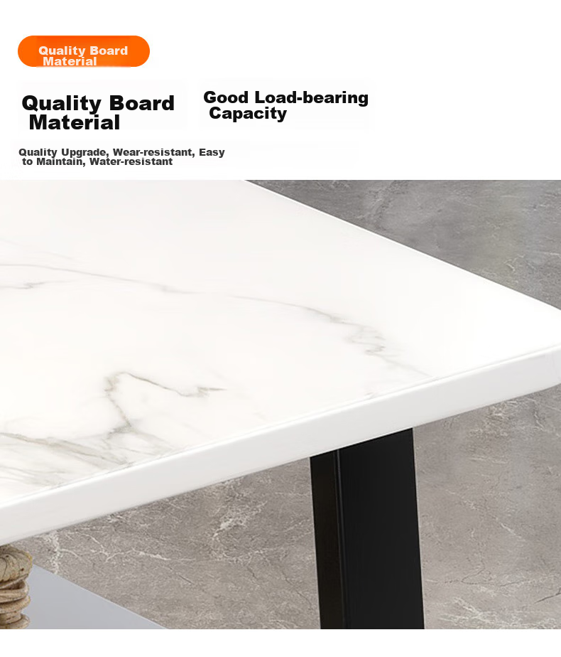 Shanshanmuyi Coffee Table, Living Room Double-Layer Light Luxury Coffee Table, Small Apartment Modern Minimalist Small Tea Table, Multifunctional Sofa Side Table 6