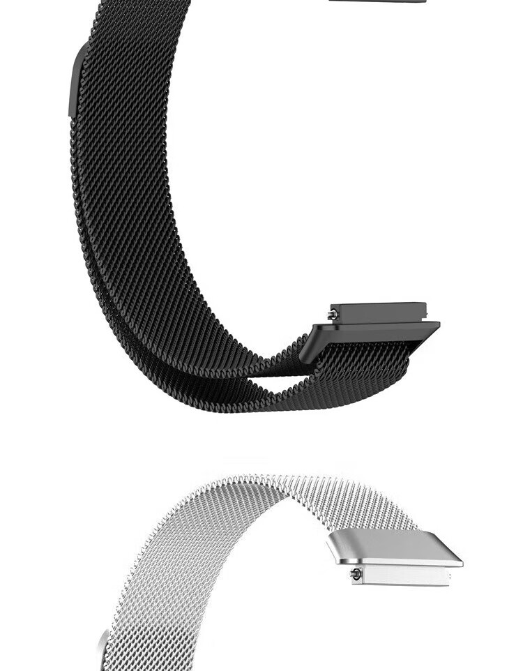 ESCASE Stainless Steel Magnetic Watch Strap Compatible with KeepB4B4Lite Watch, 16mm Universal Milanese Loop, Quick Release, Anti-Slip, Breathable, Suitable for Men And Wome 15