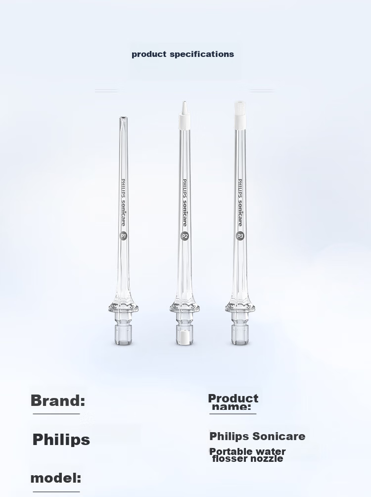 PHILIPS Sonicare Electric Water Flosser, Comfortable Nozzle, HX3052/00, Compatible with Meiya Cang 3826 Flosser, Shuimo Fang 3911/3711 Flosser 8