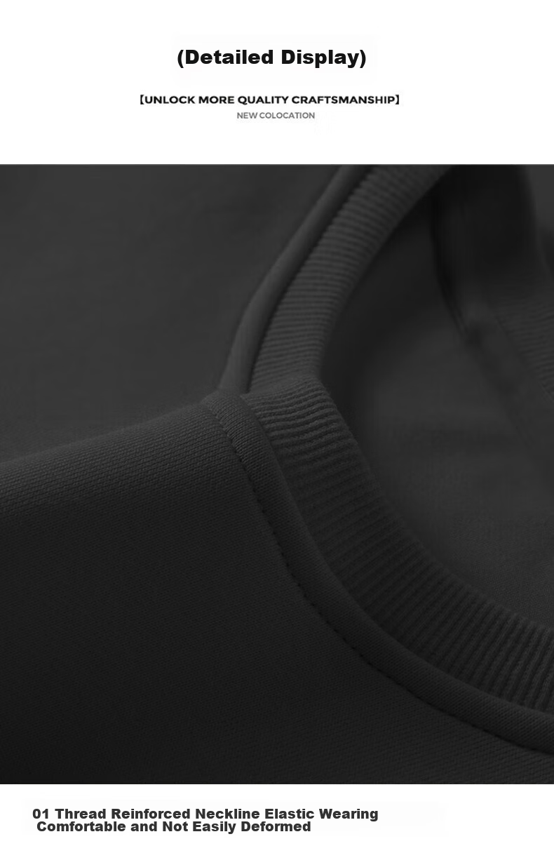 Warrior Sweatshirt for Men, Spring And Autumn Comfortable Versatile Round Neck Long-Sleeve T-Shirt, Simple Base Layer Pullover for Men, Black M 17