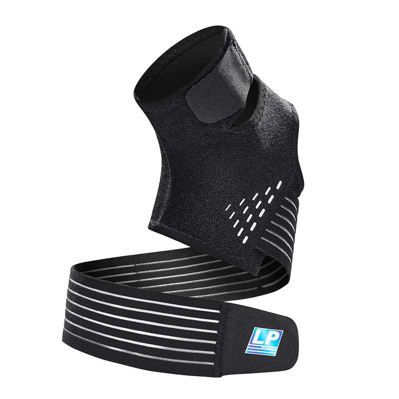 LP Dual Stabilizer Professional Sports Ankle Brace Support for Sprains and Injuries 1307CK Single S/M
