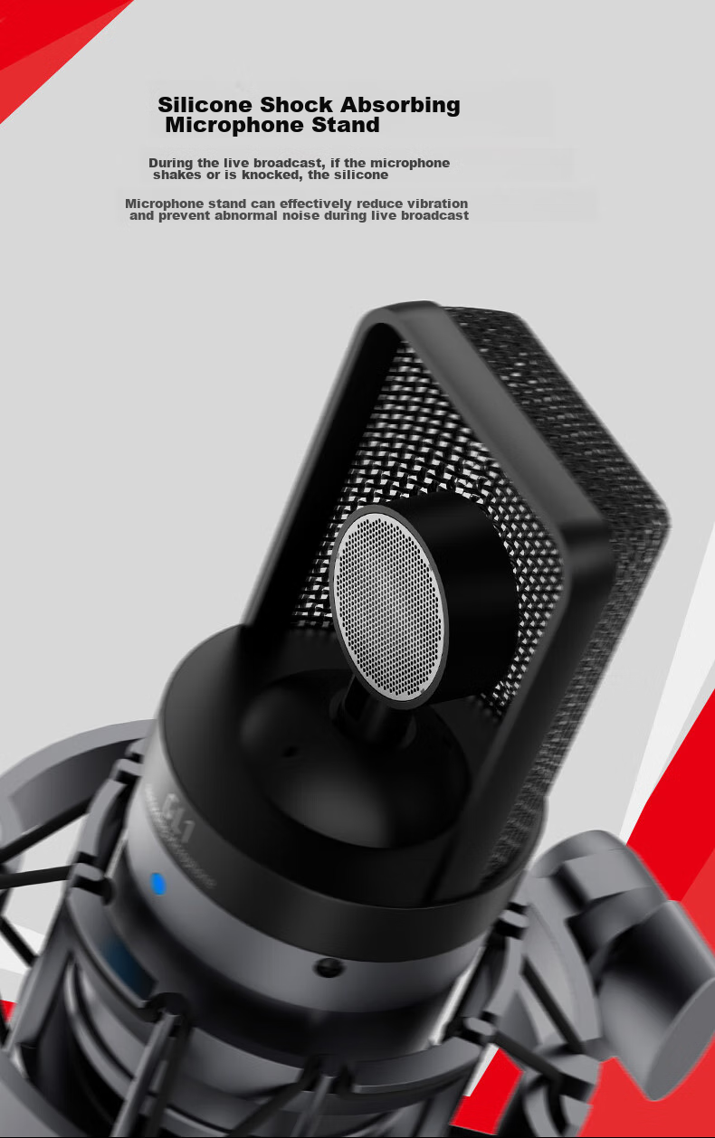 TAKSTAR GL1 Condenser Microphone, Computer Recording And Mobile Phone Live Streaming Sound Card Equipment Set 7