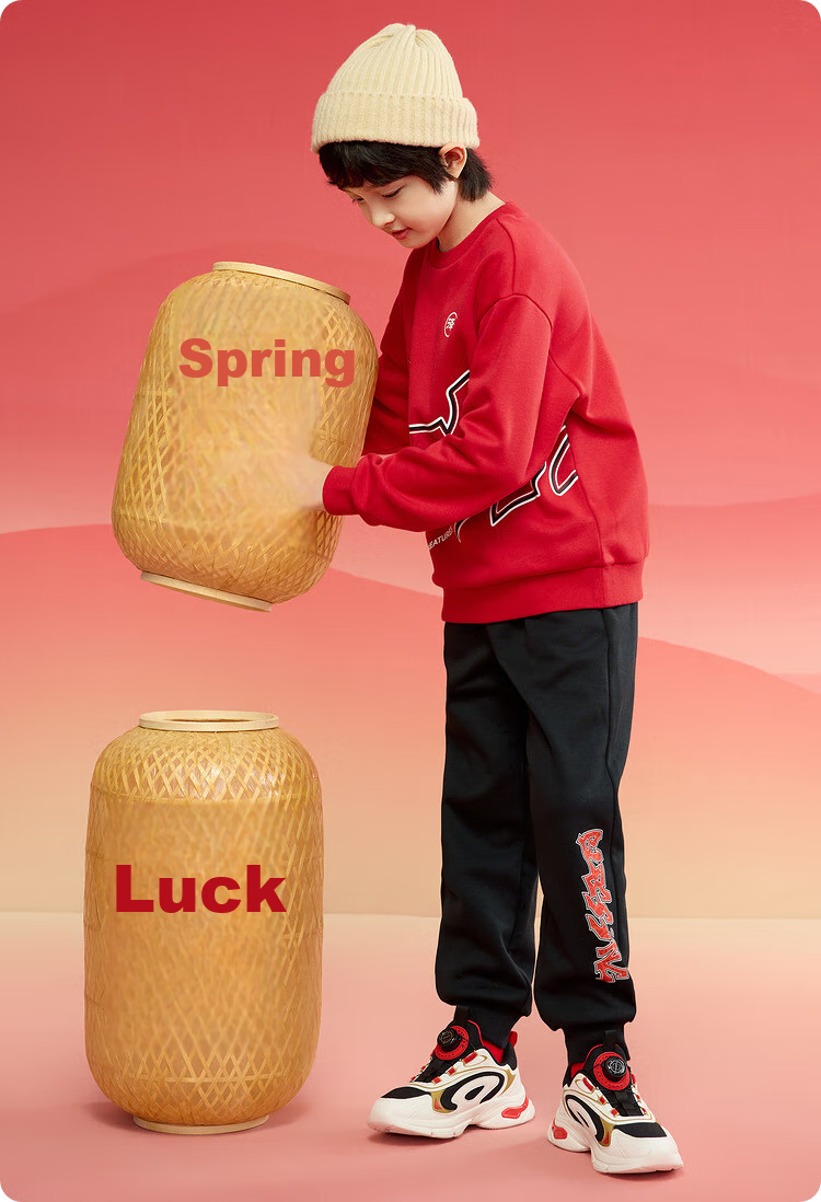 BALABALA Children's Long-Sleeve Outfit, Boys' Two-Piece Set, New Year's Outfit, Baby Fashion, 208125104102 18