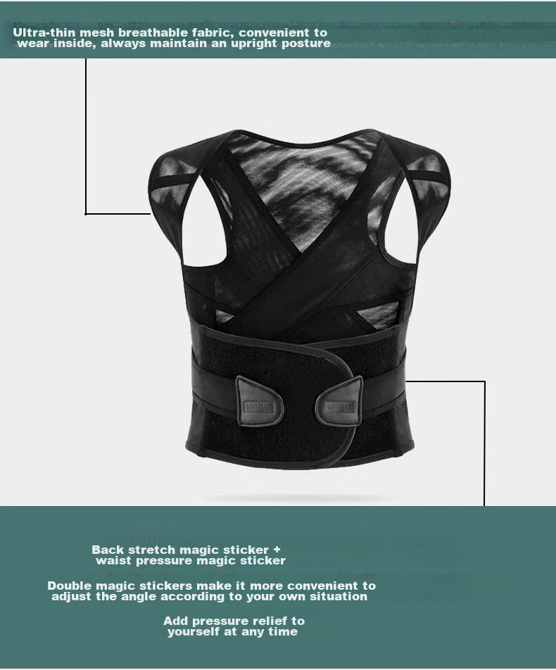 MAOHUO Back Correction Belt, Unisex, Lightweight And Breathable, for Adults And Students, Hunchback Correction Tool, Abdominal Shaping And Body Slimming Wear 6