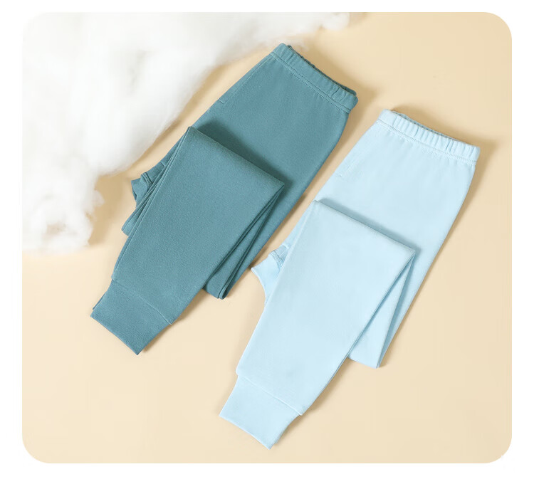 Hodohome Kids Cotton Thermal Leggings A-Class Girls Warm Pants Autumn Winter Cotton Fleece Sleepwear for Girls Size 150-170 8