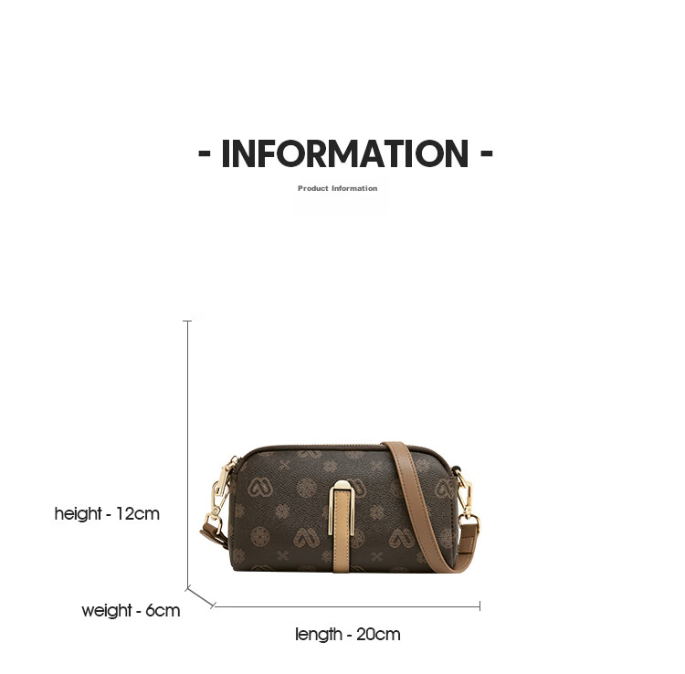 Laorentou Ladies Handbag, Large Capacity, Monogram Shoulder Bag, Crossbody Bag, Phone Pouch, Small Purse, Valentine's Day Gift 6