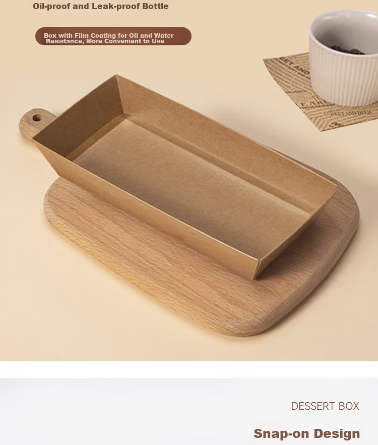 Edo Sandwich Packaging Box, Triangular Window Design for Easy Viewing, Portable Takeout Bento Box [30 Pieces] 6