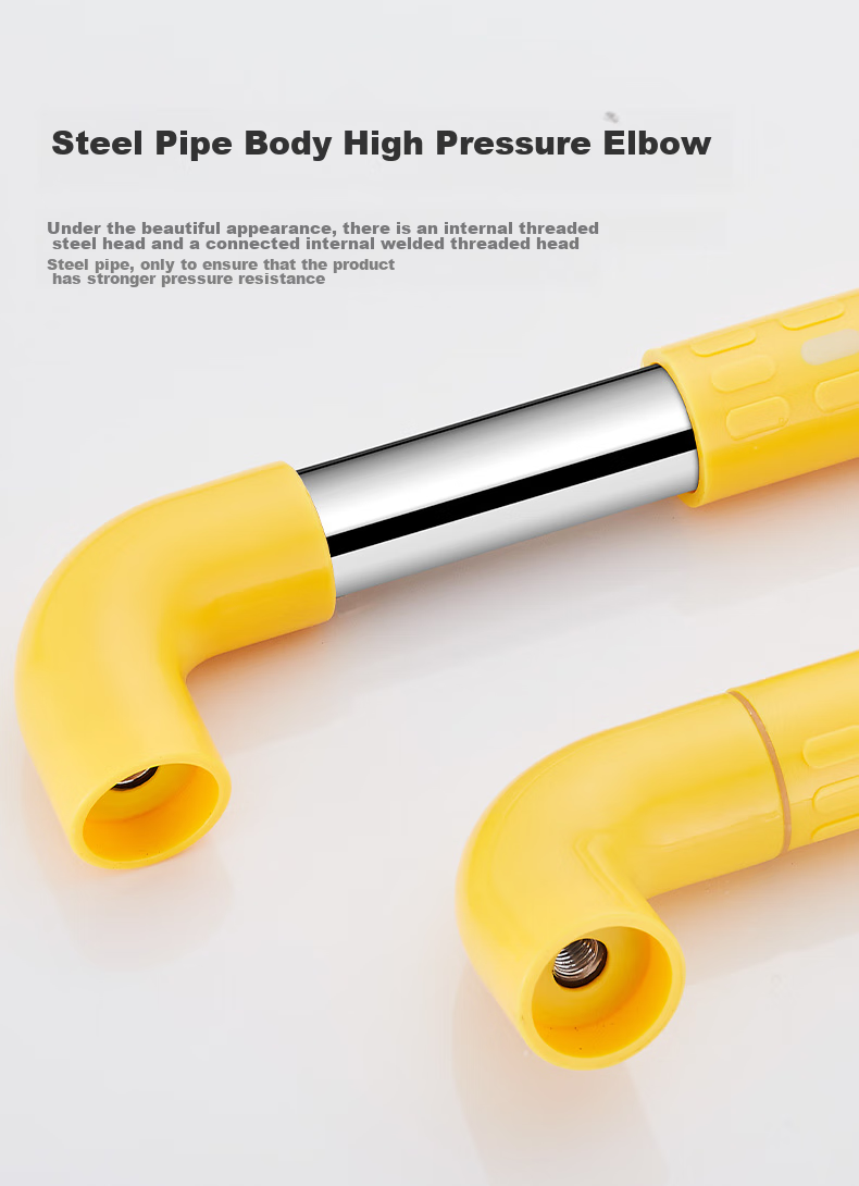 Pollock BLK-FS58 Straight Handrail, Bathroom Safety Non-Slip Luminous Handrail for Elderly, Barrier-Free Bathroom Handrail 12
