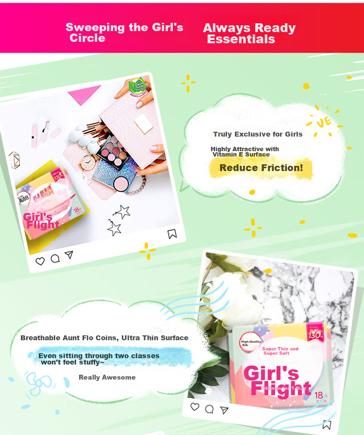 Kotex [Soft And Gentle Care] Girls' Sanitary Pads, 240mm, 18 Pieces, Daytime Use Menstrual Pads, Sold by JD Official Flagship Store 4